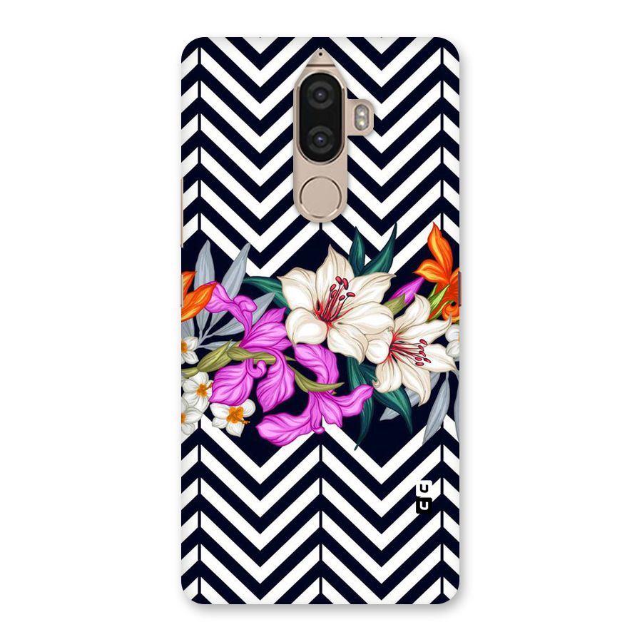 Artsy ZigZag Floral Back Case for Lenovo K8 Note
