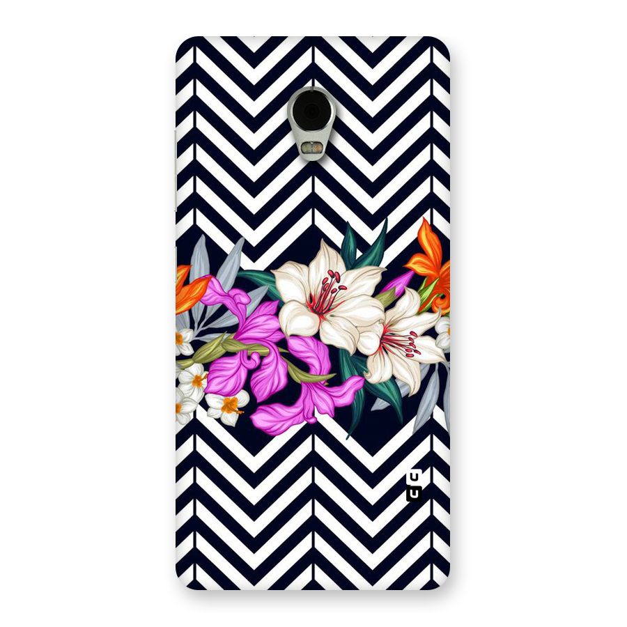 Artsy ZigZag Floral Back Case for Lenovo Vibe P1