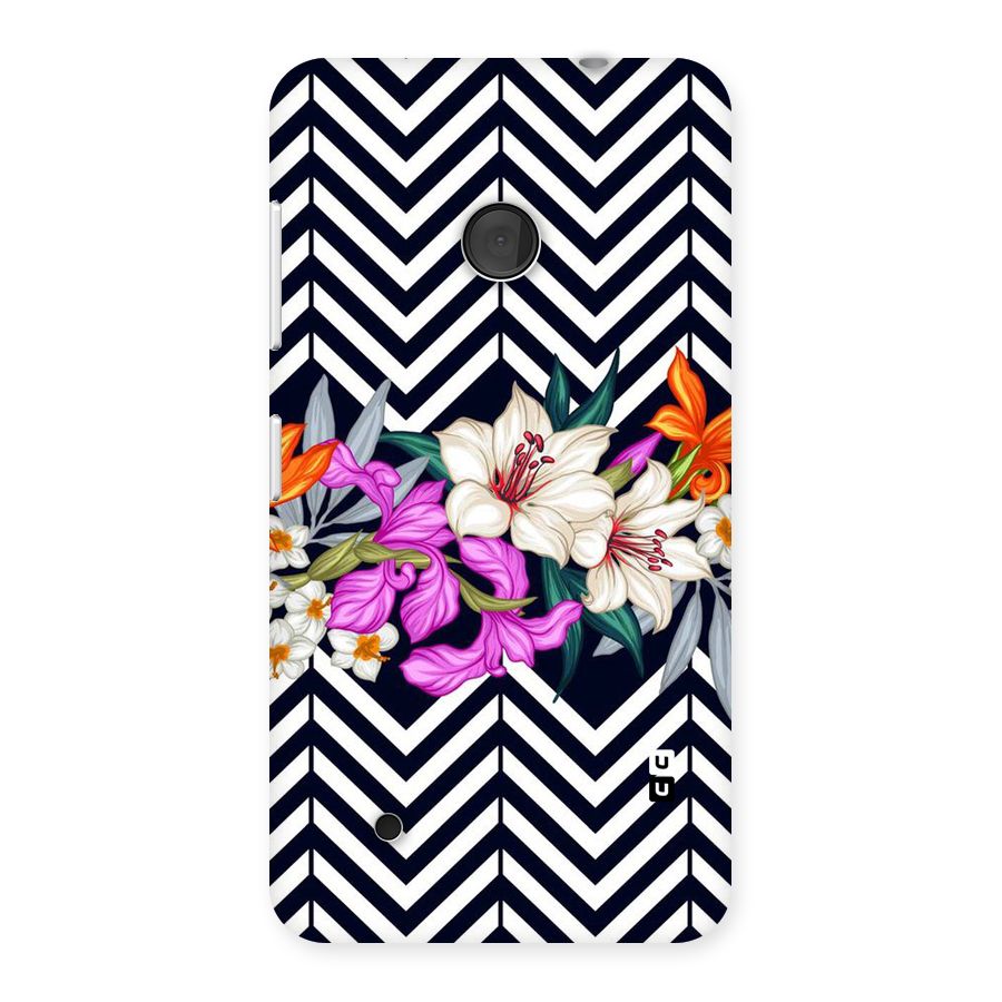 Artsy ZigZag Floral Back Case for Lumia 530