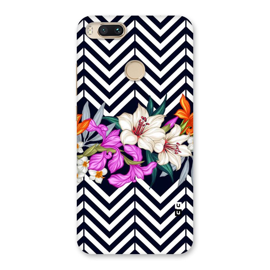 Artsy ZigZag Floral Back Case for Mi A1