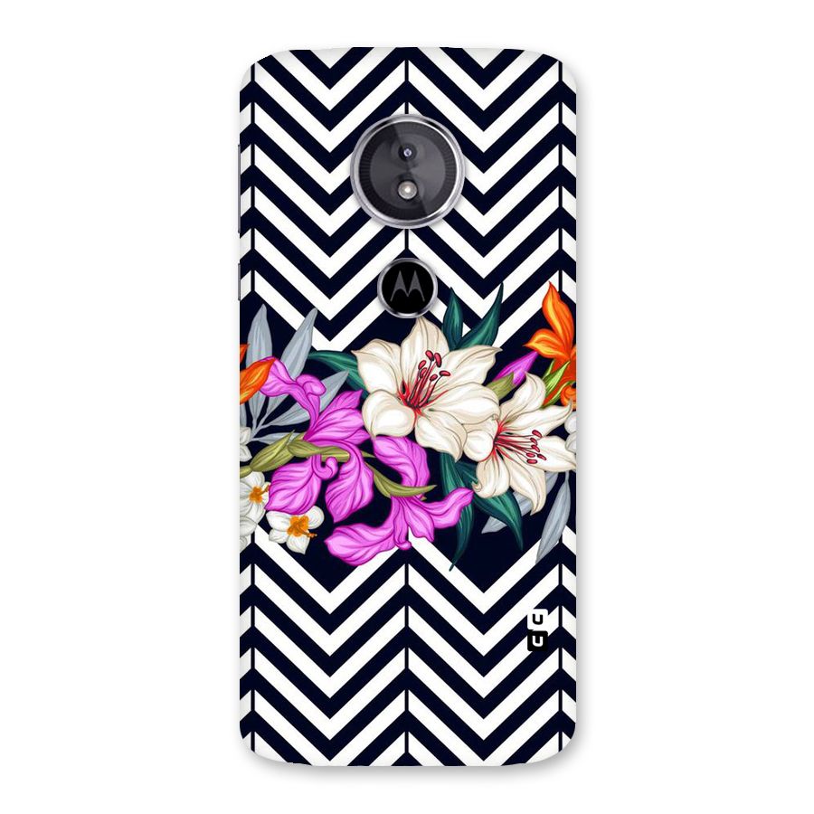 Artsy ZigZag Floral Back Case for Moto E5