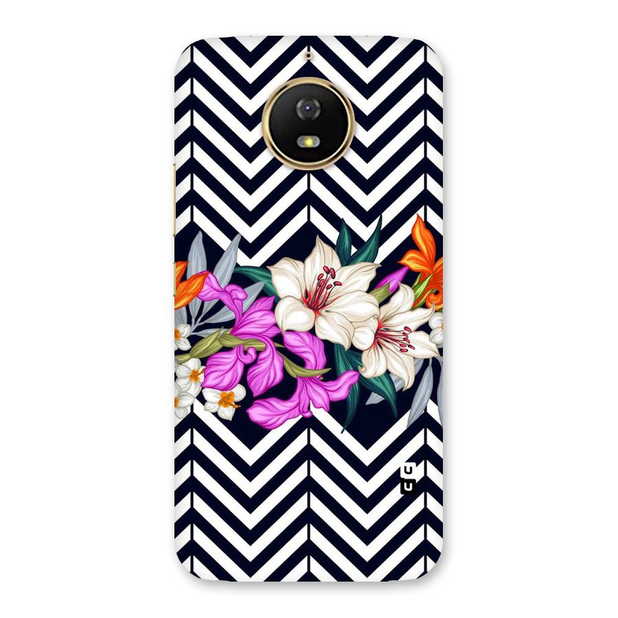 Artsy ZigZag Floral Back Case for Moto G5s