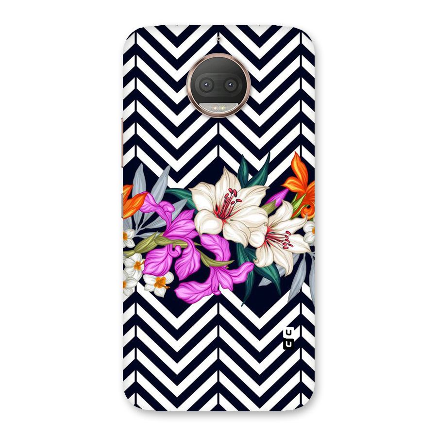 Artsy ZigZag Floral Back Case for Moto G5s Plus