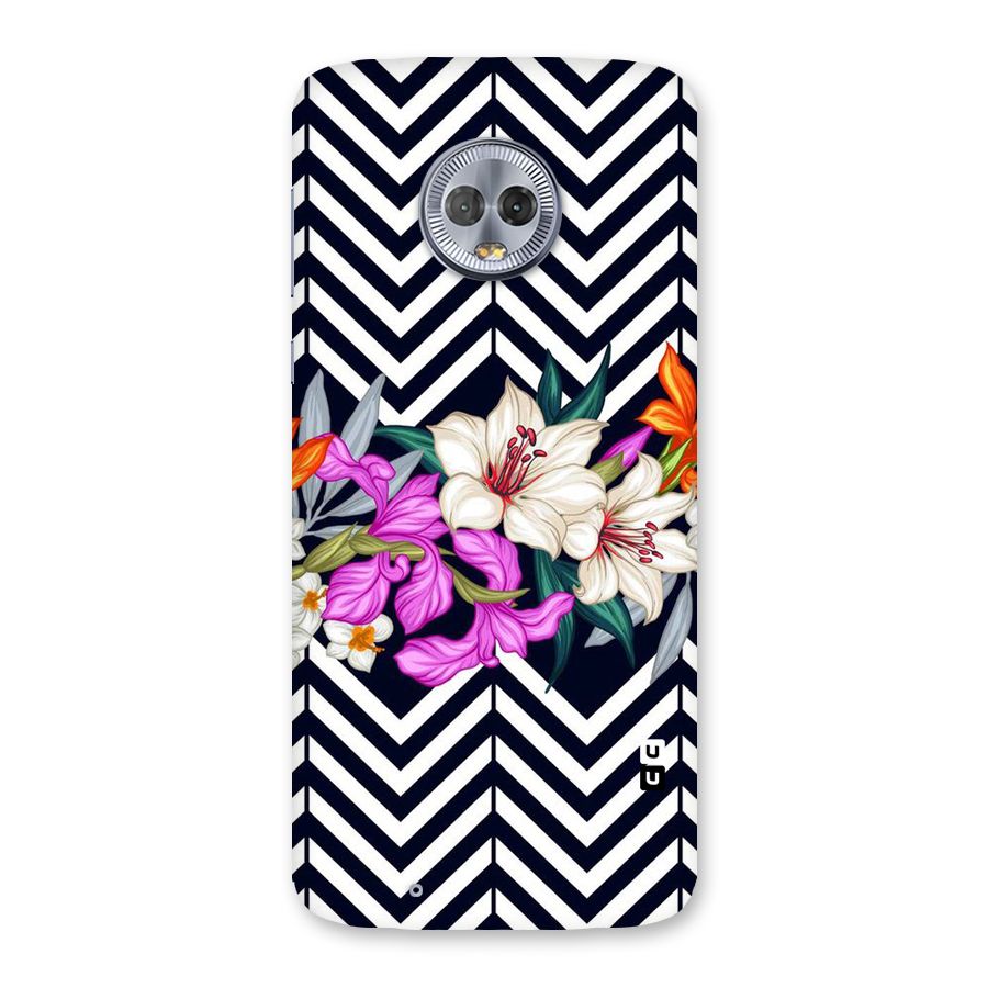 Artsy ZigZag Floral Back Case for Moto G6