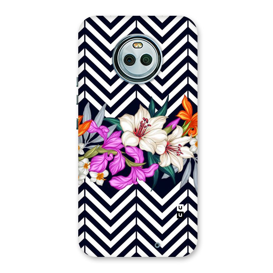 Artsy ZigZag Floral Back Case for Moto X4