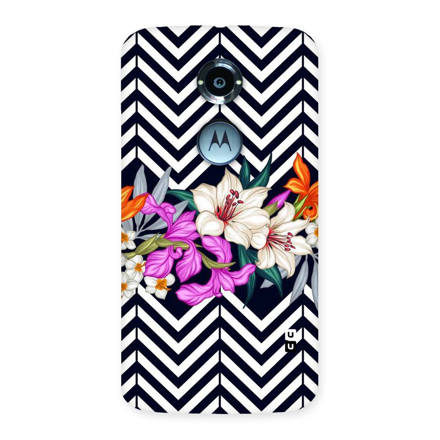 Artsy ZigZag Floral Back Case for Moto X 2nd Gen