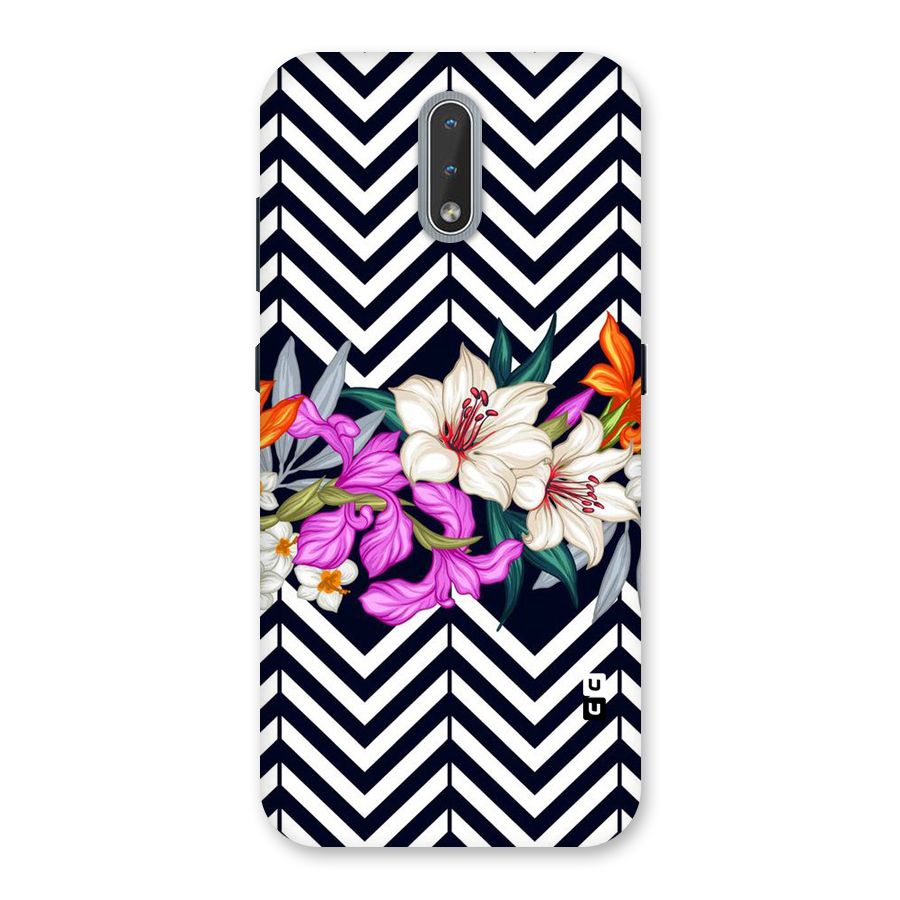 Artsy ZigZag Floral Back Case for Nokia 2.3