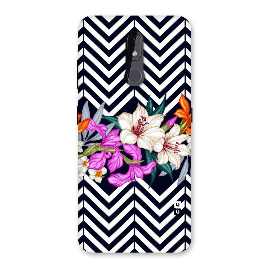 Artsy ZigZag Floral Back Case for Nokia 3.2