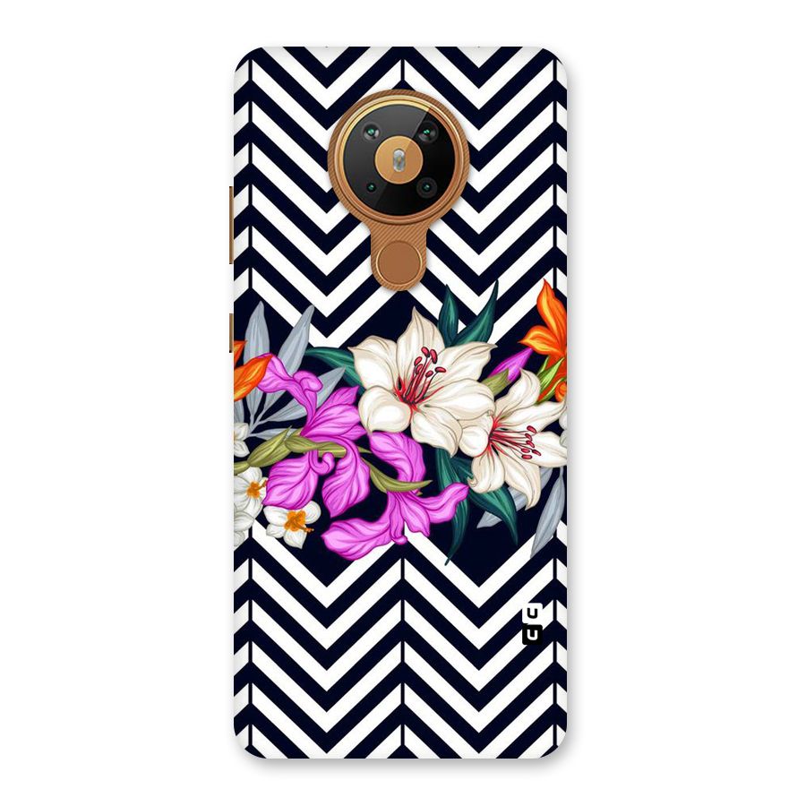 Artsy ZigZag Floral Back Case for Nokia 5.3