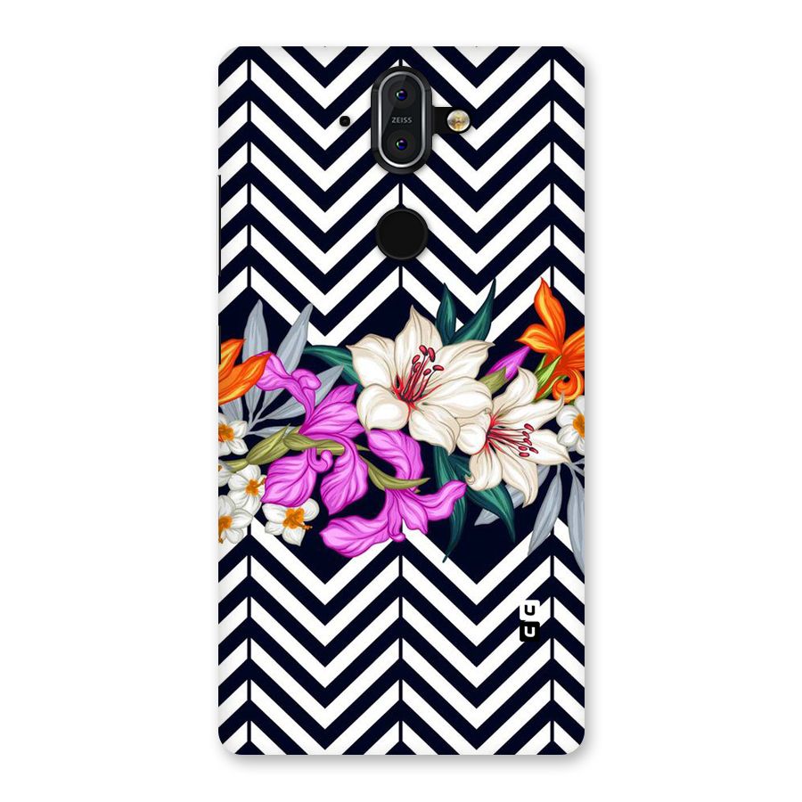 Artsy ZigZag Floral Back Case for Nokia 8 Sirocco