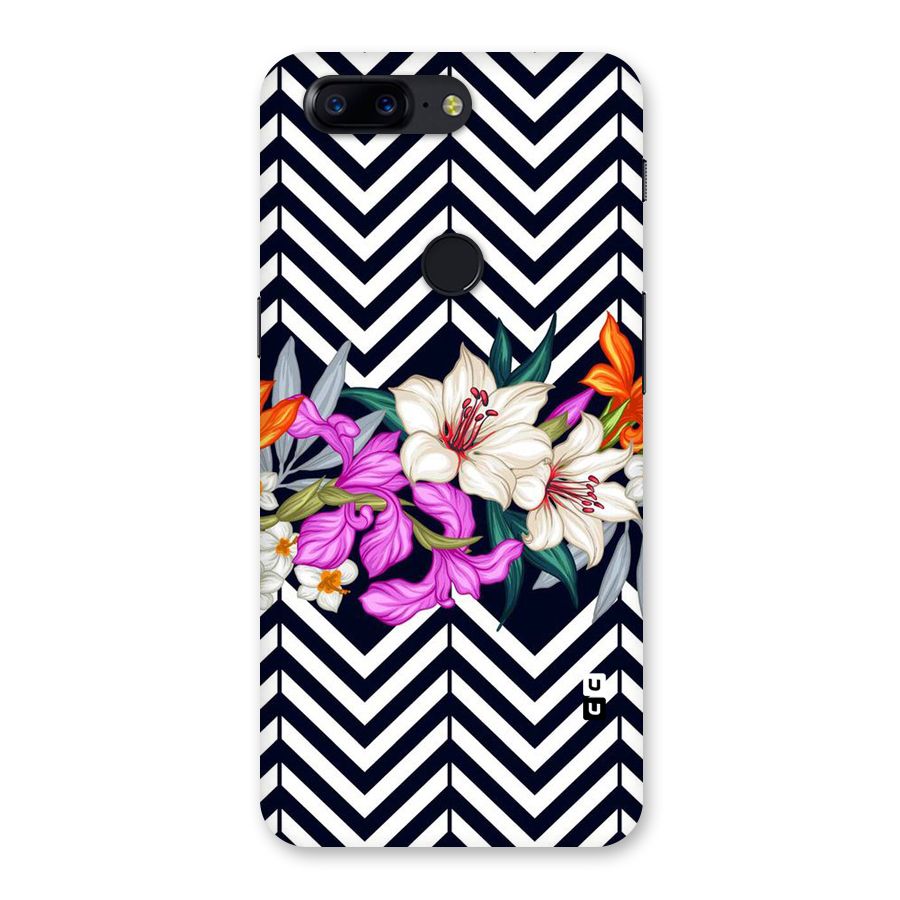 Artsy ZigZag Floral Back Case for OnePlus 5T