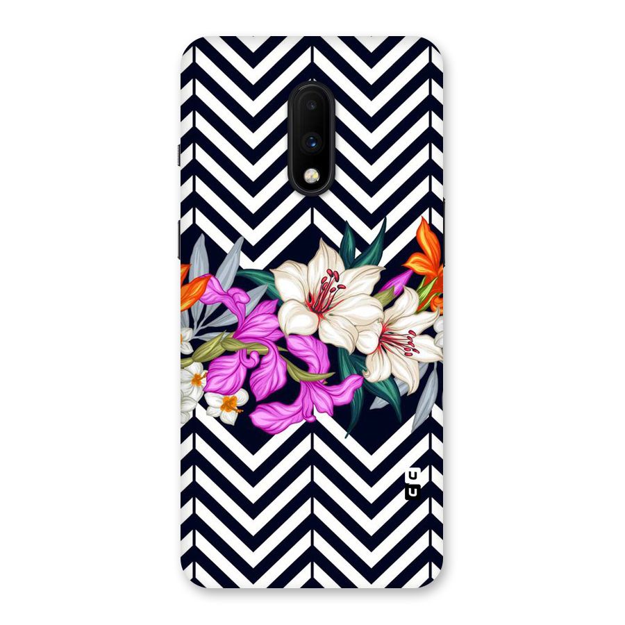 Artsy ZigZag Floral Back Case for OnePlus 7
