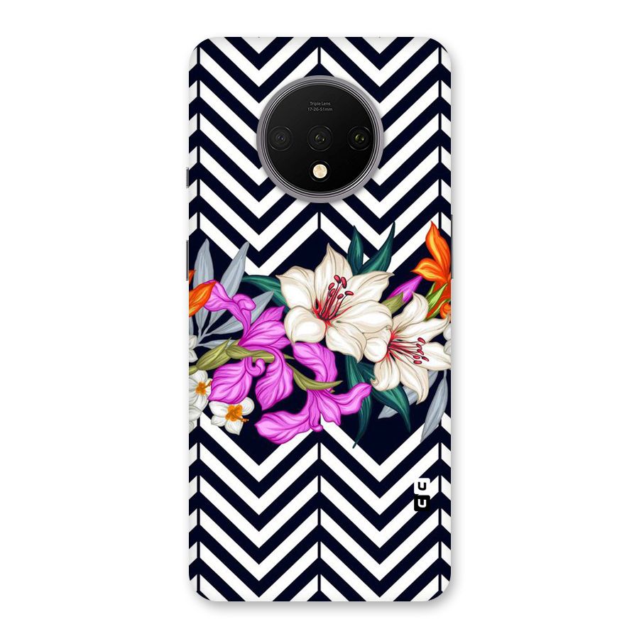 Artsy ZigZag Floral Back Case for OnePlus 7T