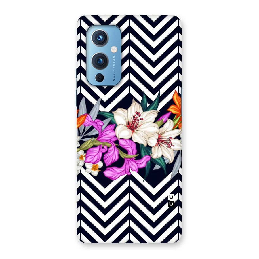 Artsy ZigZag Floral Back Case for OnePlus 9