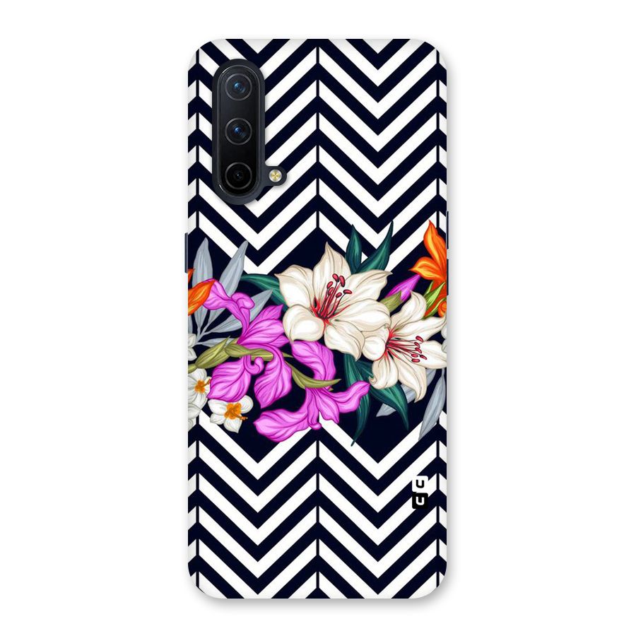 Artsy ZigZag Floral Back Case for OnePlus Nord CE 5G