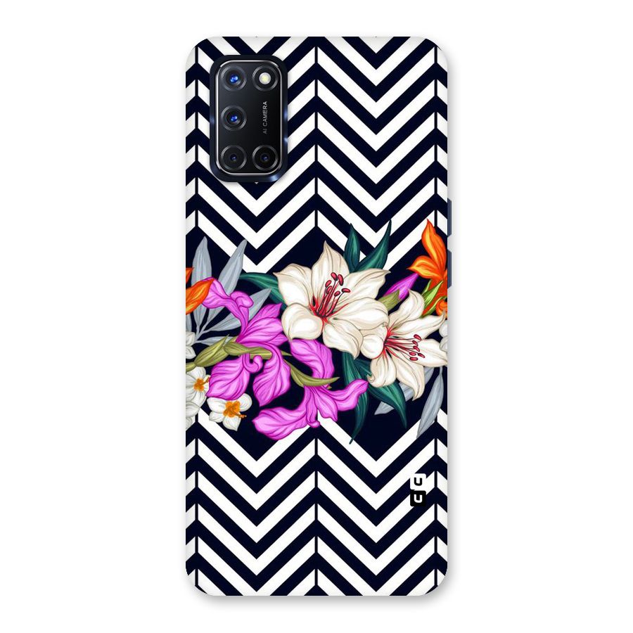 Artsy ZigZag Floral Back Case for Oppo A52