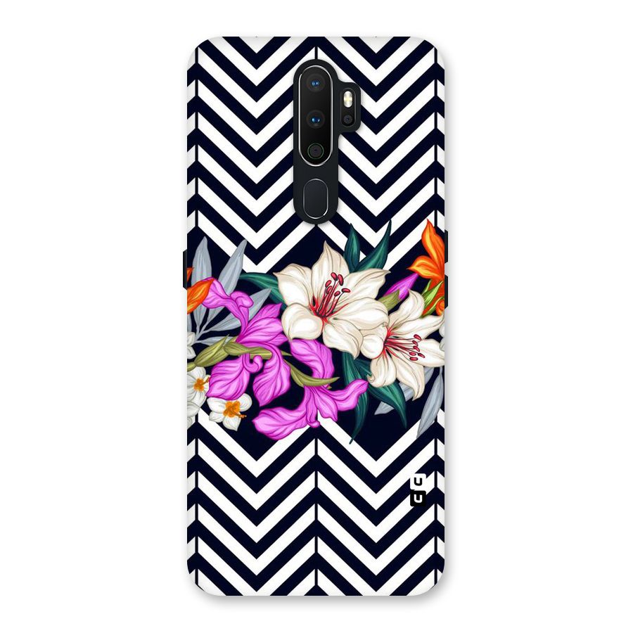 Artsy ZigZag Floral Back Case for Oppo A5 (2020)