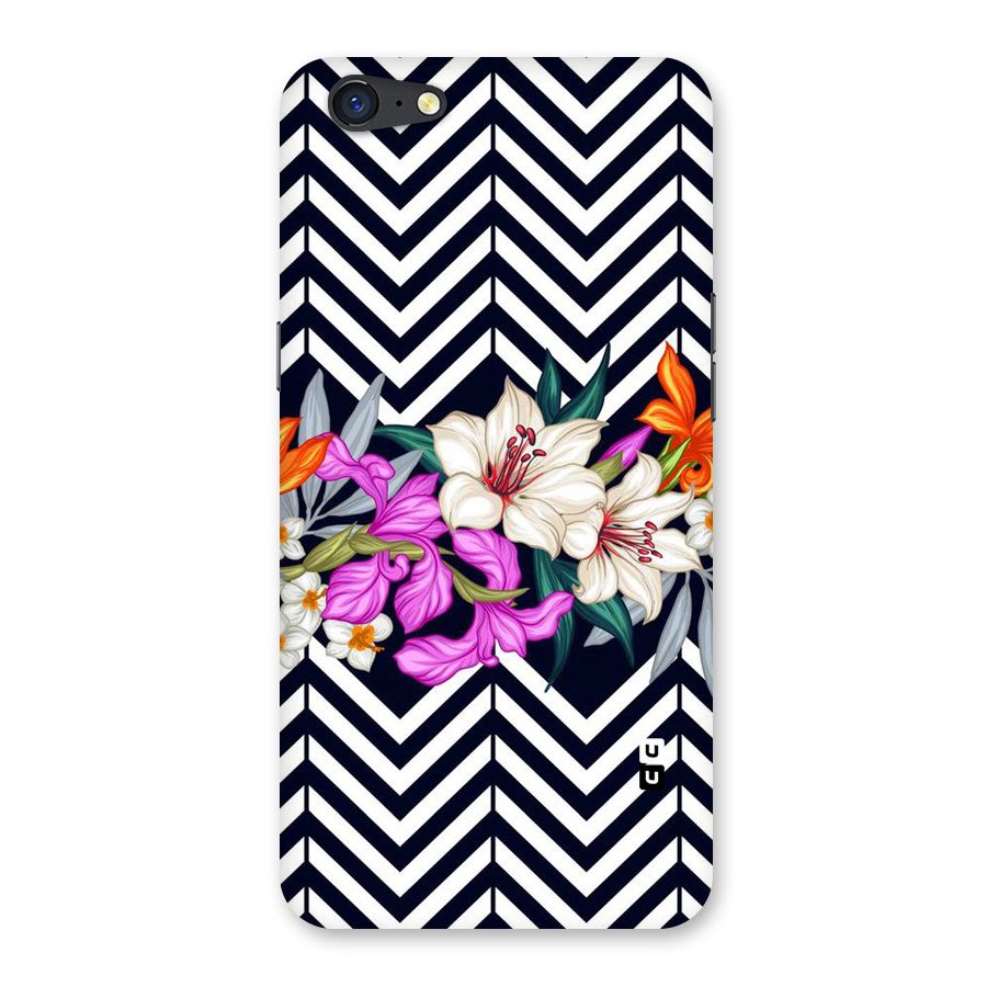 Artsy ZigZag Floral Back Case for Oppo A71