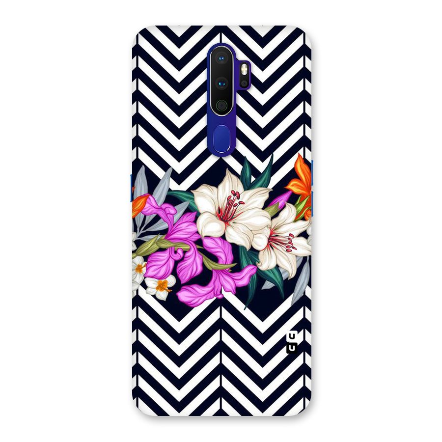 Artsy ZigZag Floral Back Case for Oppo A9 (2020)