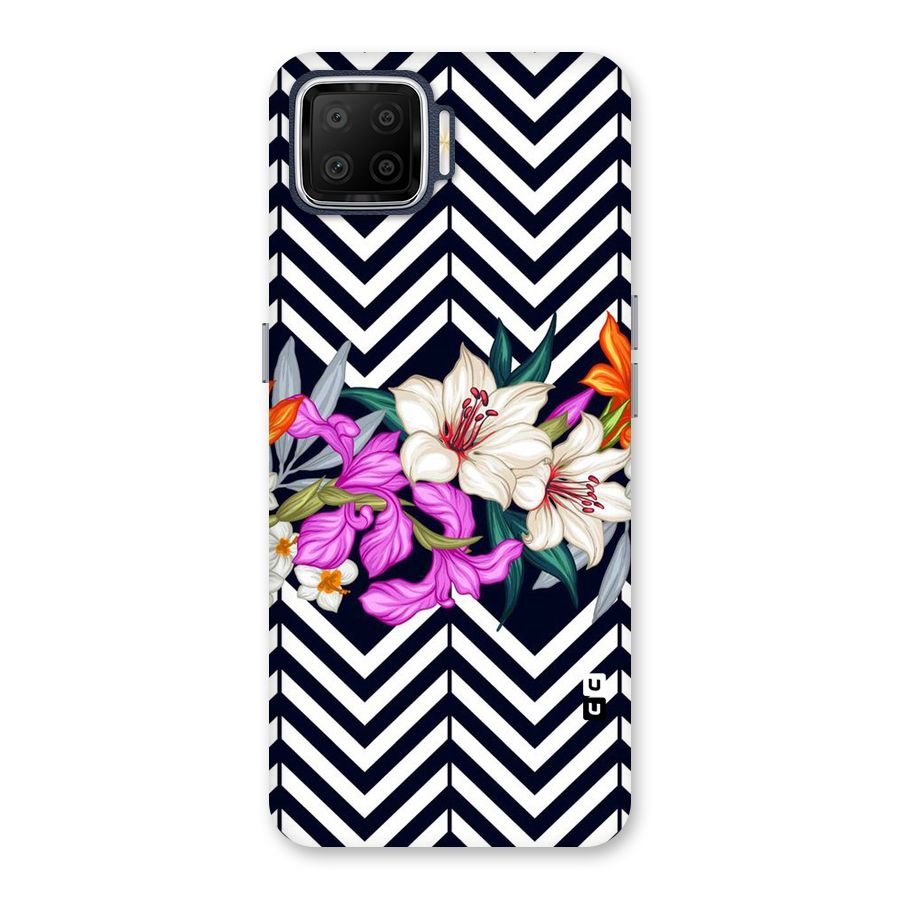 Artsy ZigZag Floral Back Case for Oppo F17