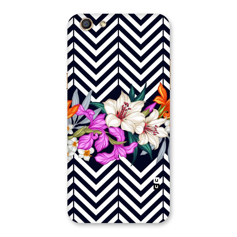 Artsy ZigZag Floral Back Case for Oppo F3