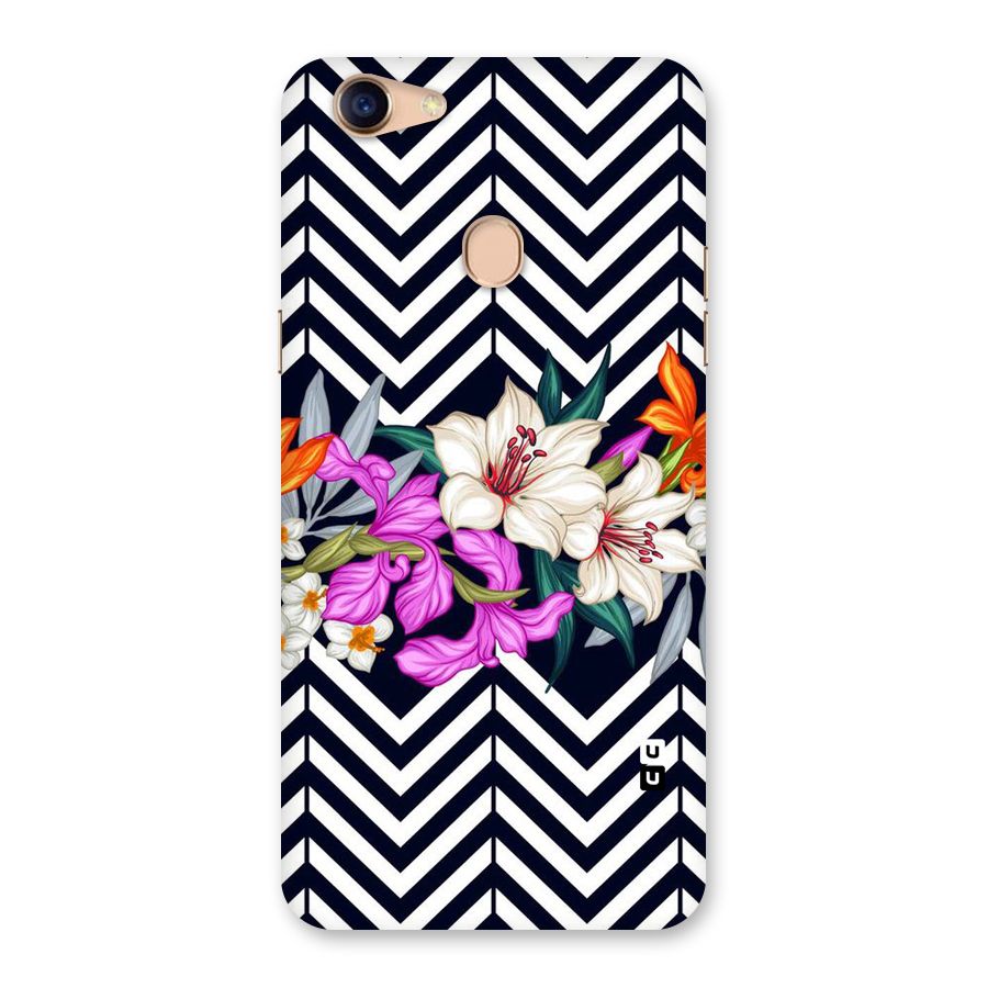 Artsy ZigZag Floral Back Case for Oppo F5