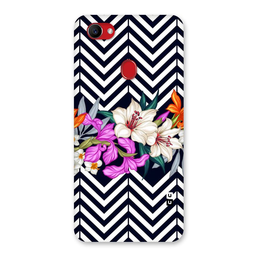 Artsy ZigZag Floral Back Case for Oppo F7