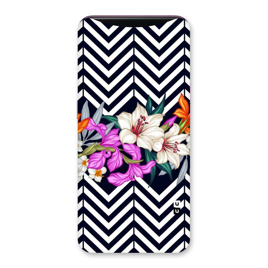 Artsy ZigZag Floral Back Case for Oppo Find X