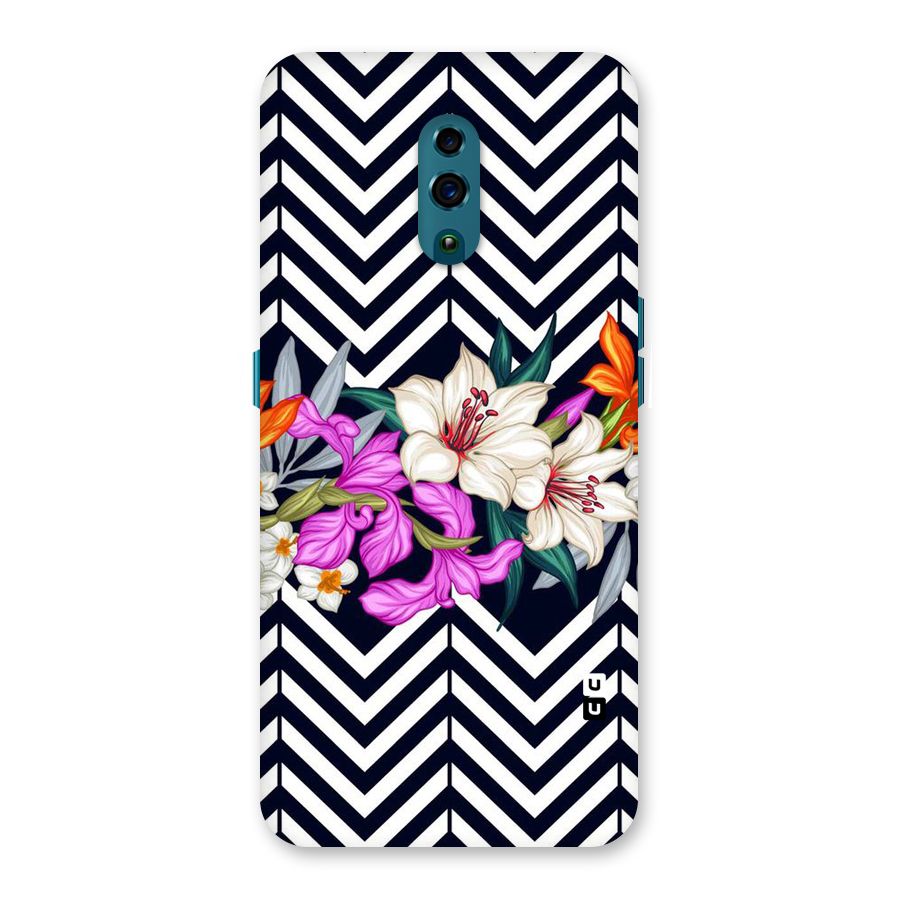 Artsy ZigZag Floral Back Case for Oppo Reno