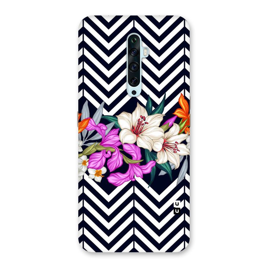 Artsy ZigZag Floral Back Case for Oppo Reno2 Z