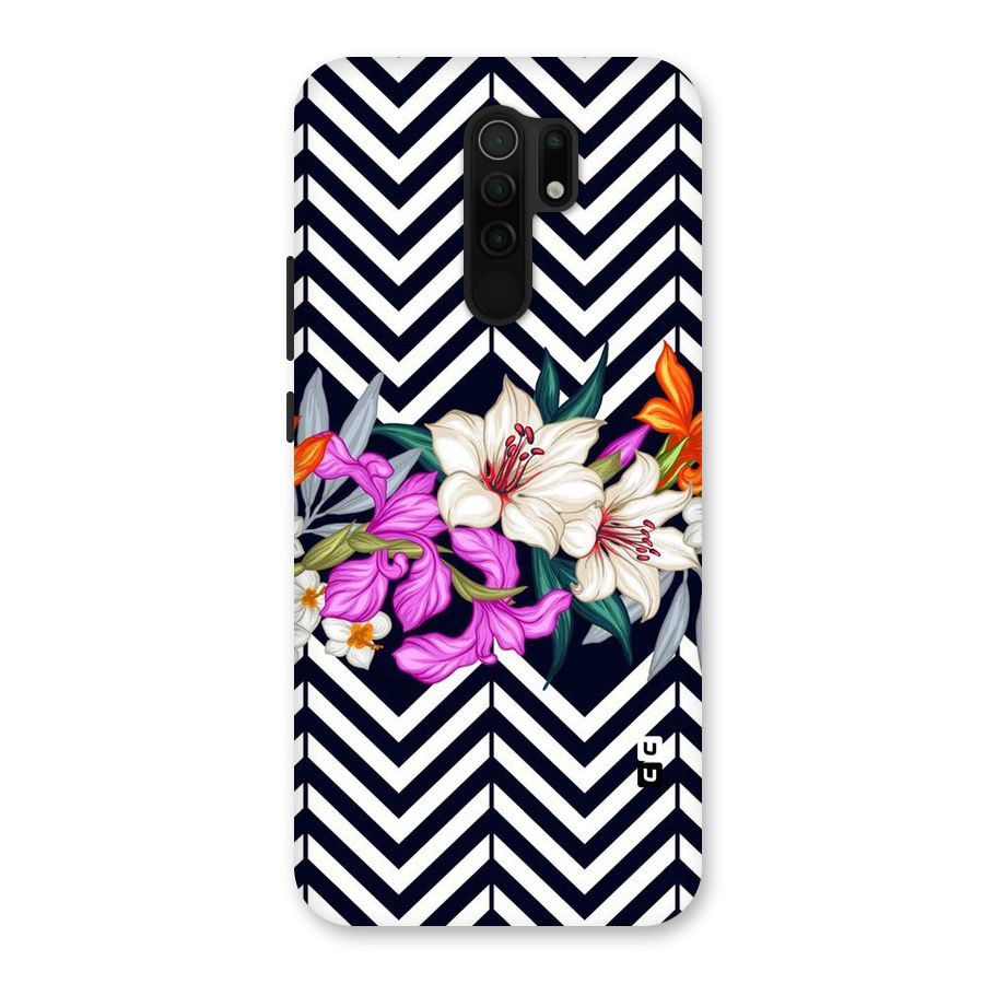 Artsy ZigZag Floral Back Case for Poco M2