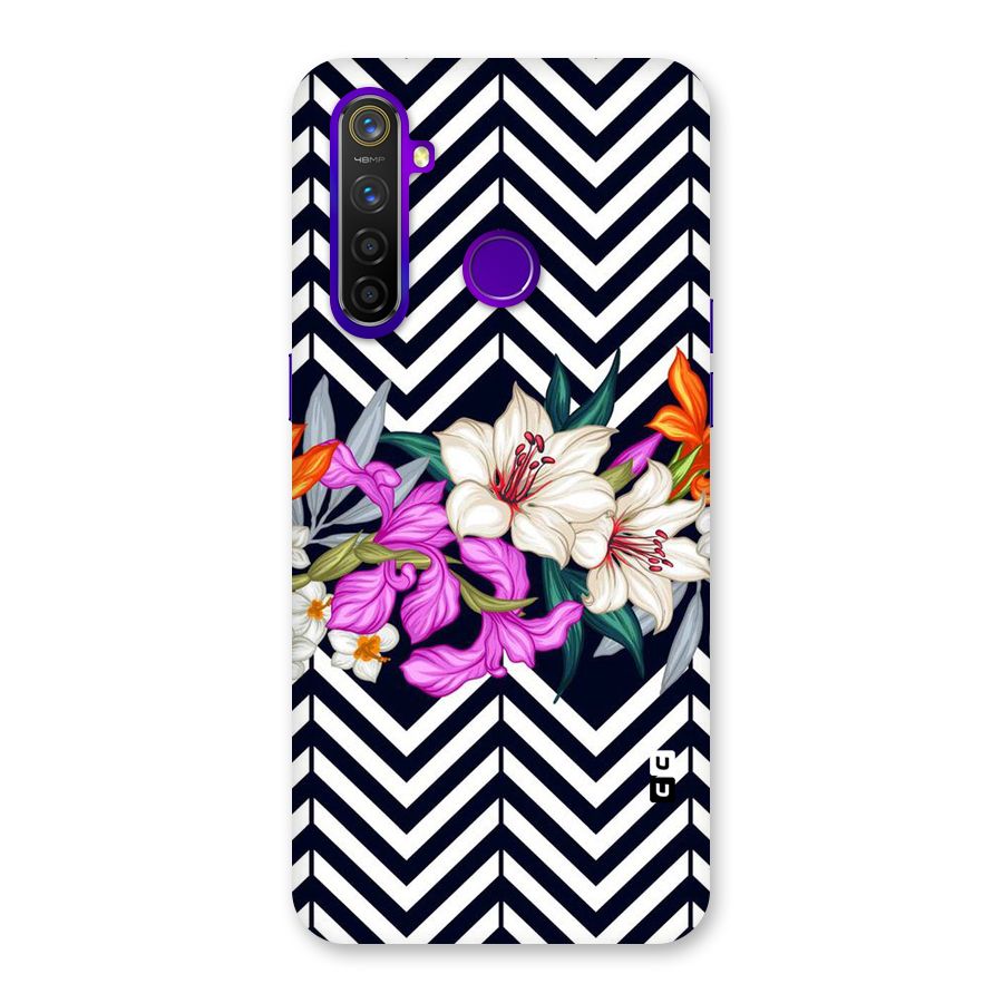 Artsy ZigZag Floral Back Case for Realme 5 Pro