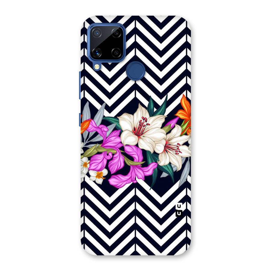 Artsy ZigZag Floral Back Case for Realme C15