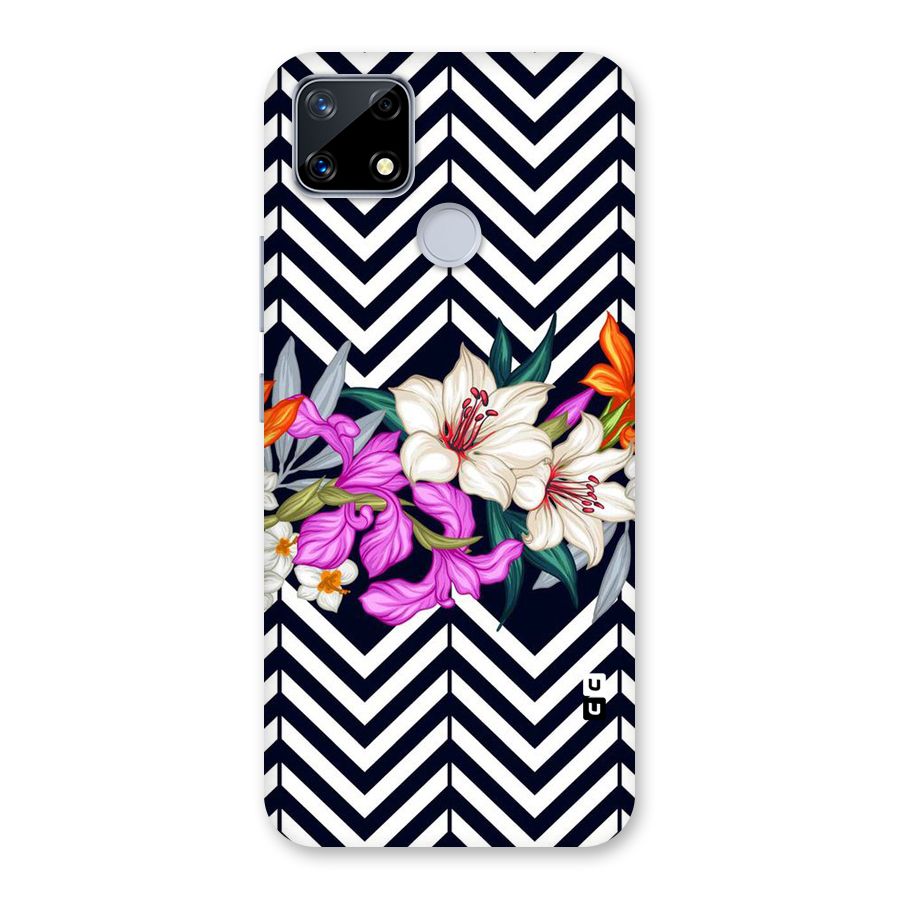 Artsy ZigZag Floral Back Case for Realme Narzo 20