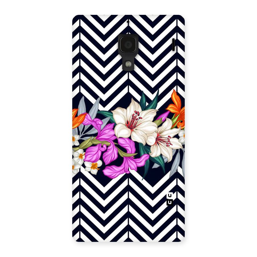 Artsy ZigZag Floral Back Case for Redmi 1S