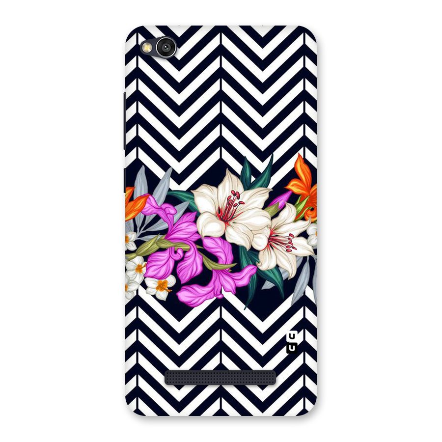 Artsy ZigZag Floral Back Case for Redmi 4A