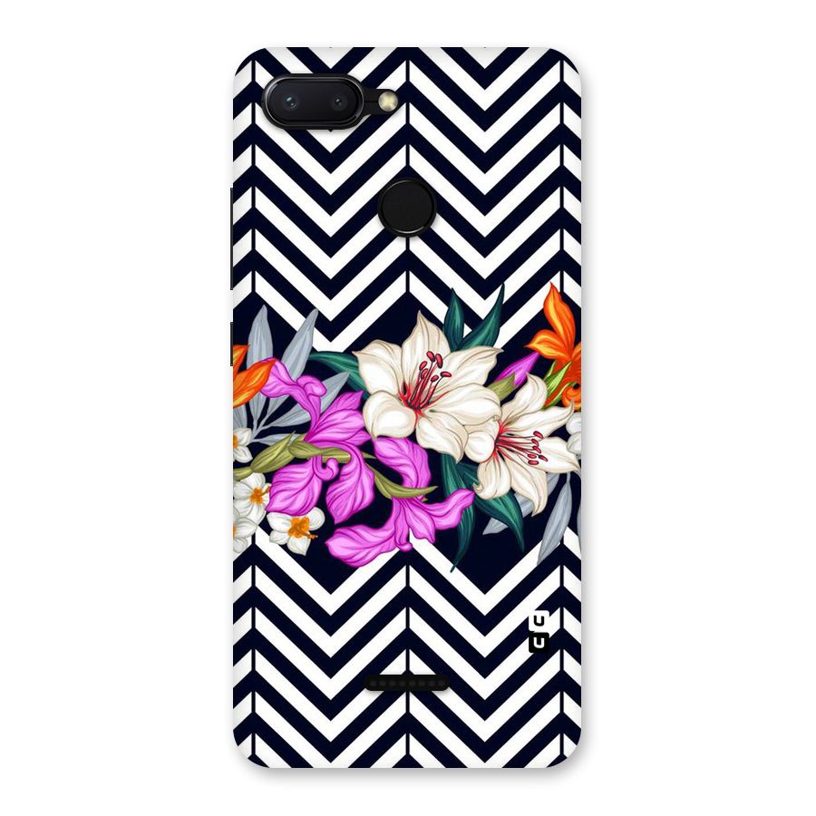Artsy ZigZag Floral Back Case for Redmi 6