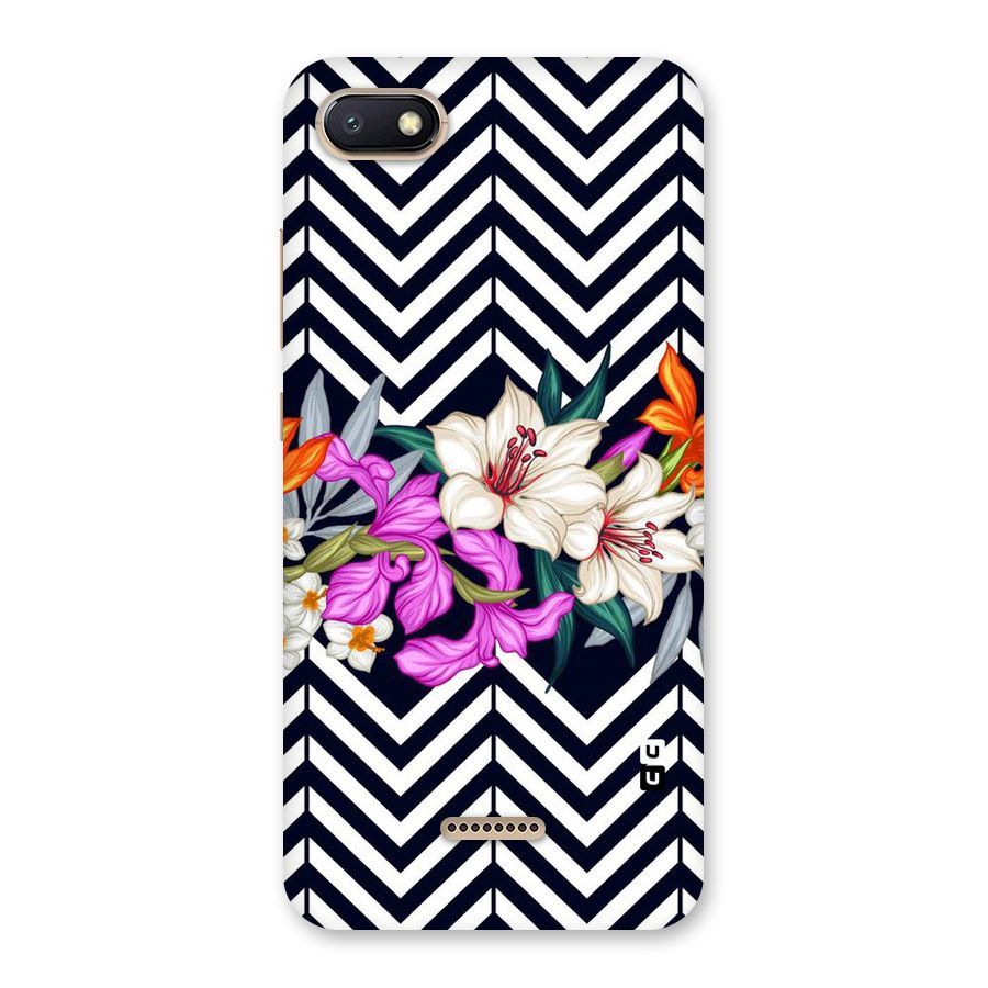 Artsy ZigZag Floral Back Case for Redmi 6A