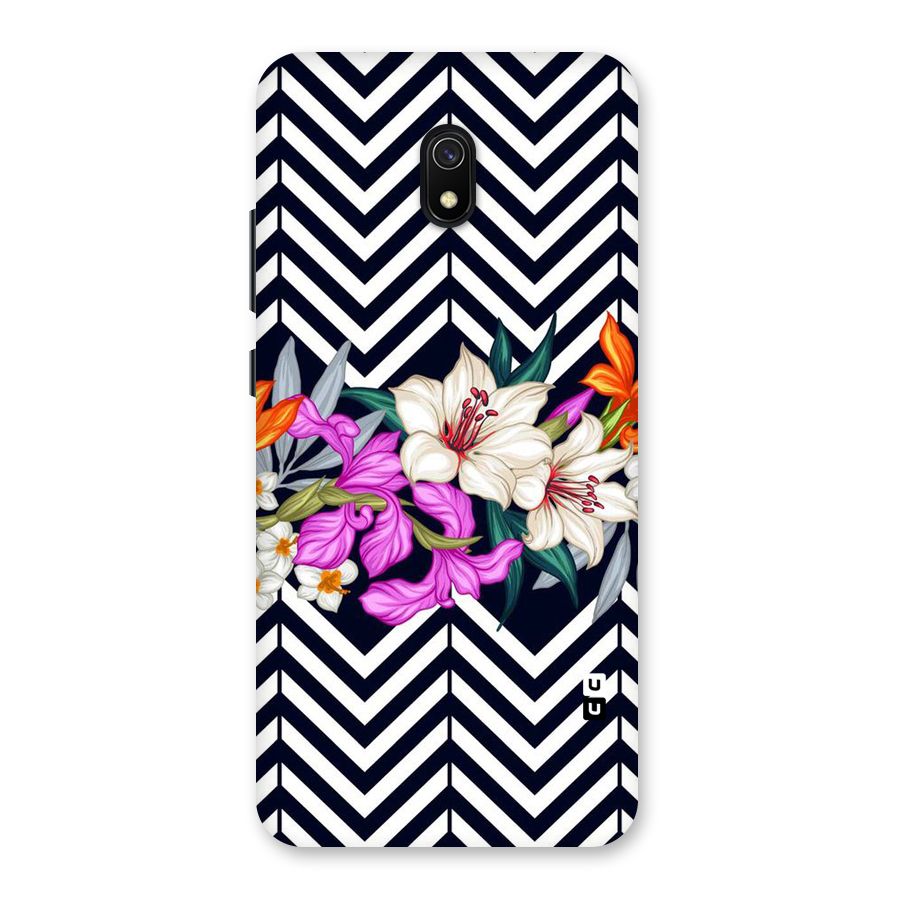 Artsy ZigZag Floral Back Case for Redmi 8A