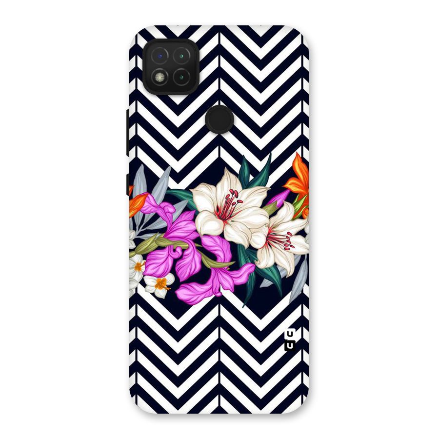 Artsy ZigZag Floral Back Case for Redmi 9