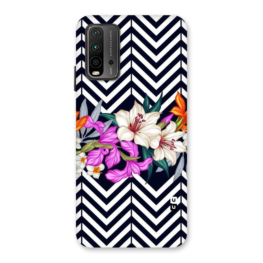 Artsy ZigZag Floral Back Case for Redmi 9 Power