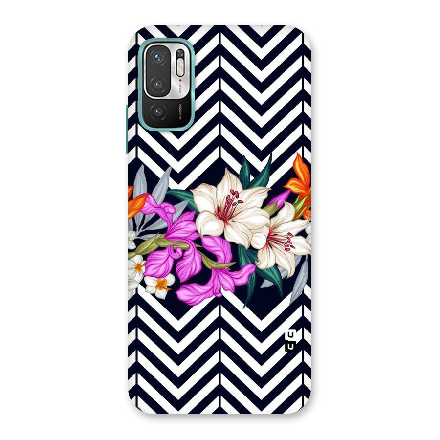 Artsy ZigZag Floral Back Case for Redmi Note 10T 5G