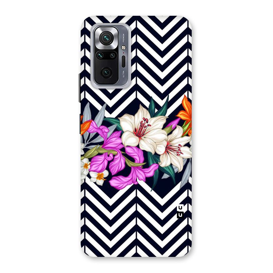 Artsy ZigZag Floral Back Case for Redmi Note 10 Pro