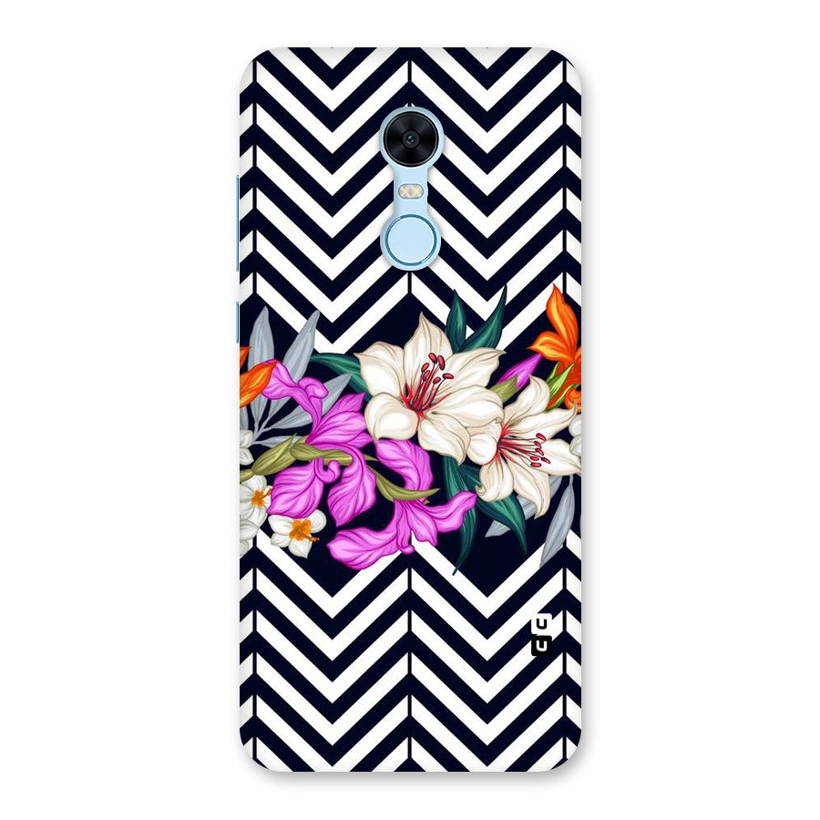 Artsy ZigZag Floral Back Case for Redmi Note 5