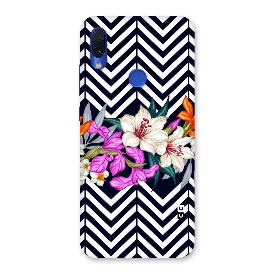 Artsy ZigZag Floral Back Case for Redmi Note 7