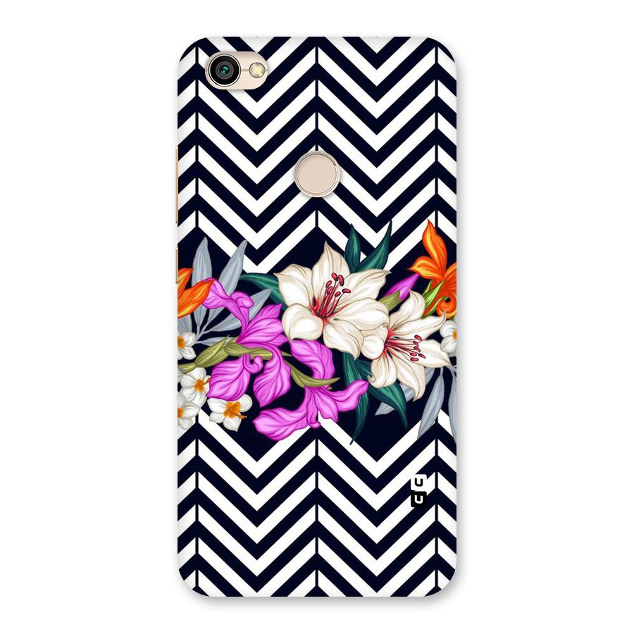 Artsy ZigZag Floral Back Case for Redmi Y1 2017