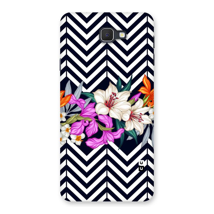 Artsy ZigZag Floral Back Case for Samsung Galaxy J7 Prime