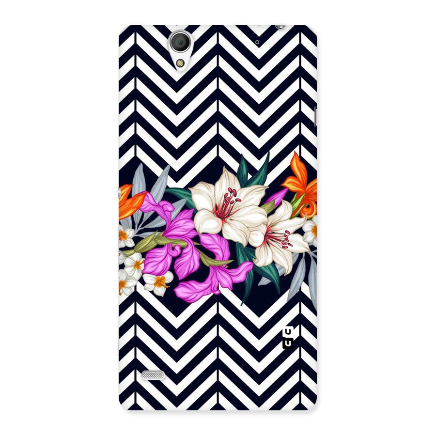 Artsy ZigZag Floral Back Case for Sony Xperia C4