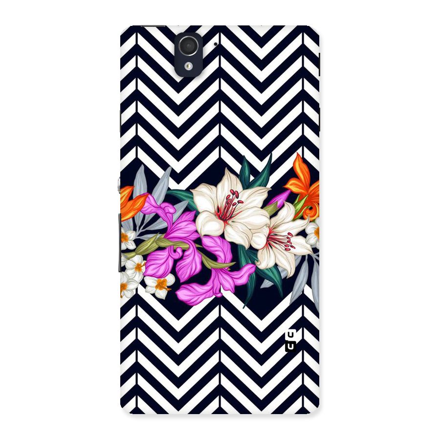 Artsy ZigZag Floral Back Case for Sony Xperia Z