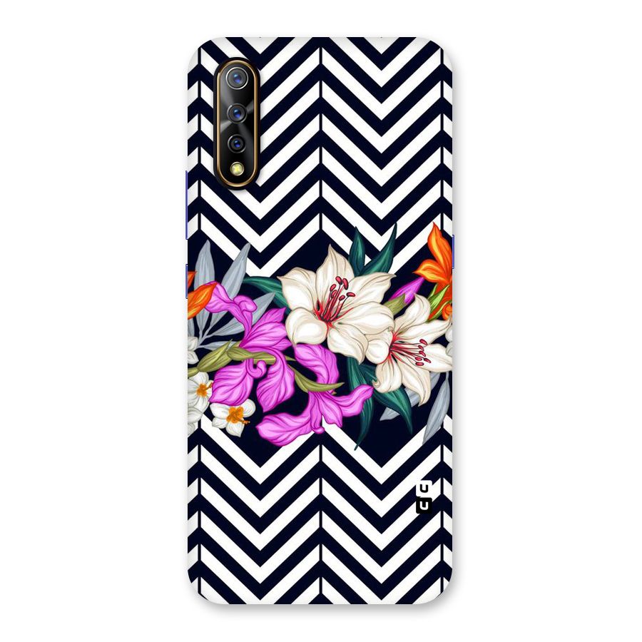 Artsy ZigZag Floral Back Case for Vivo S1